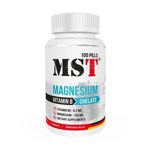 supp4u-24_supp4u-24_MST - Magnesium Chelate +B6 100 Pills