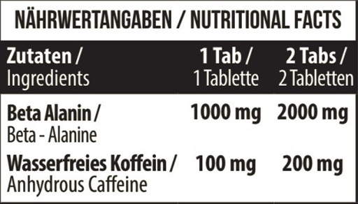 supp4u-24_supp4u-24_MST - Beta Alanine + Caffeine 90 Tabl.