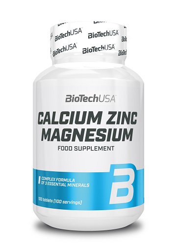 supp4u-24_supp4u-24_BioTech Calcium Zinc Magnesium - 100 Tabl.